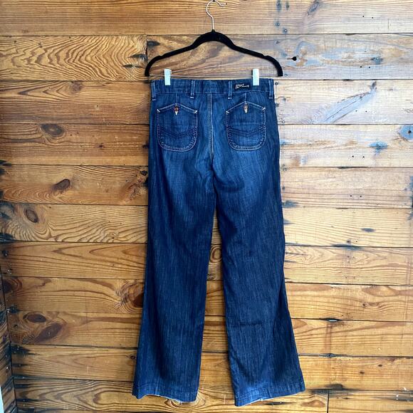Citizens of Humanity Cadet Stretch dark wash wide leg  jeans size 29 - Picture 9 of 9